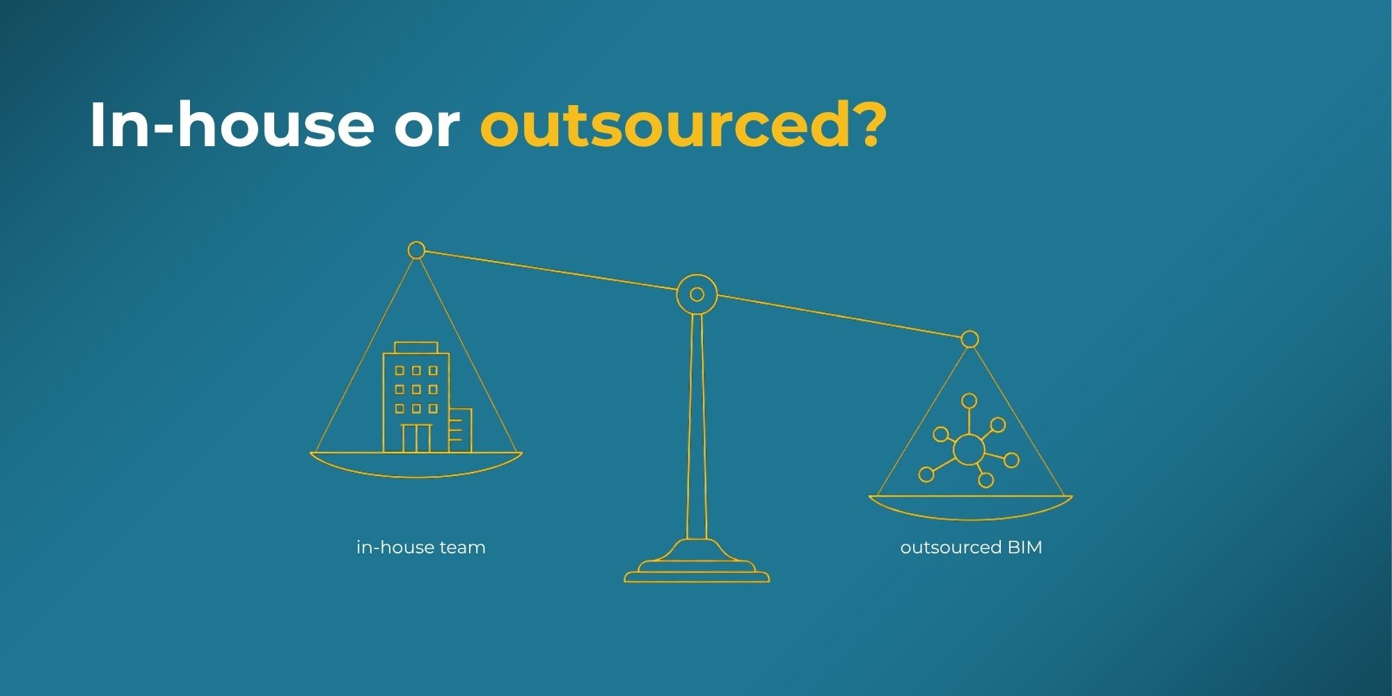 BIM outsourcing vs an in-house BIM department - costs, risk and ROI